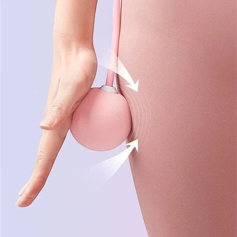 TBF Home fitness pink cordless jump rope with weighted balls for speed and fitness training.