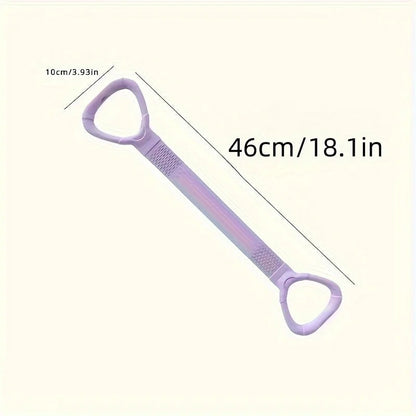 TBF Home fitness purple figure 8 resistance band for arms and back strengthening, posture support, and mobility.