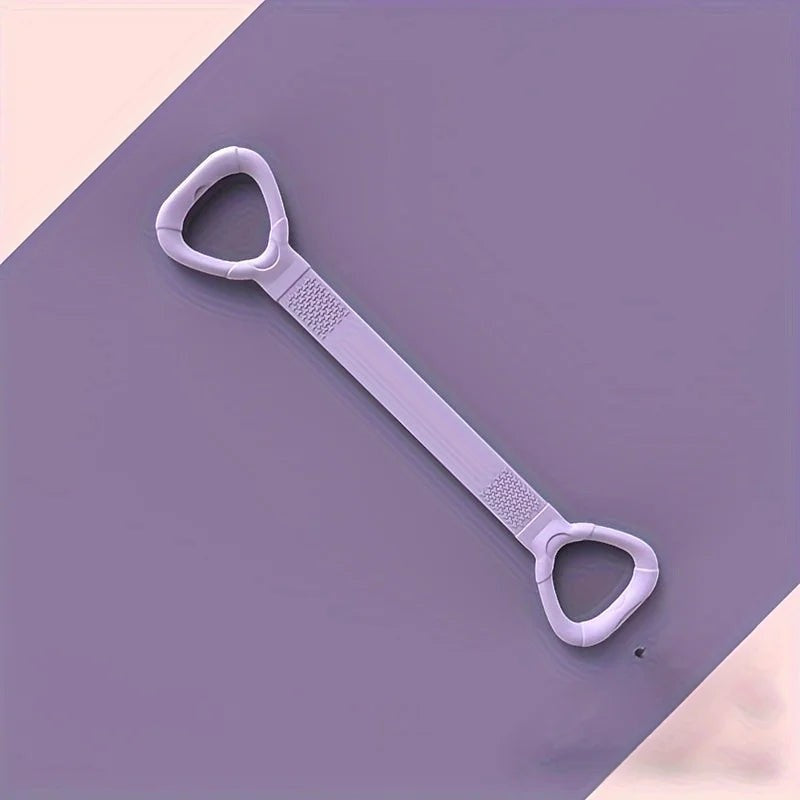 TBF Home fitness light purple figure 8 resistance band for arm and back strengthening, posture support, and mobility.